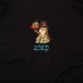 Black Bistro-Length Waffle Queen Apron